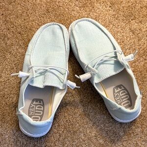 Hey Dude Sky Blue Loafers